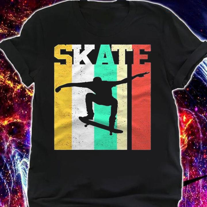 Skateboarder Retro Vintage Skateboarding Gift Shirt t-shirt shirt