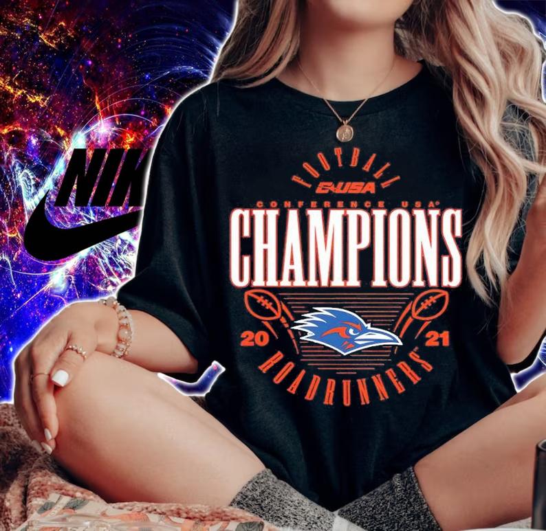 Utsa Roadrunners 2021 C-USA Football Conference Champions Shirt t-shirt