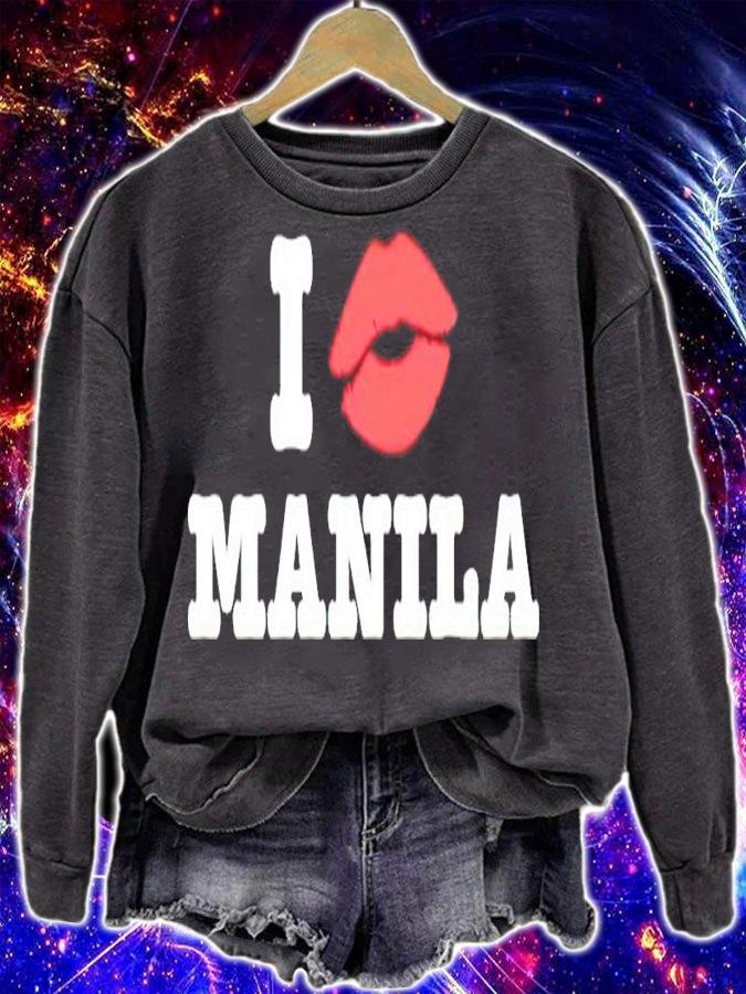 Santiago Caldern I Love Manila Shirt t-shirt sweatshirt