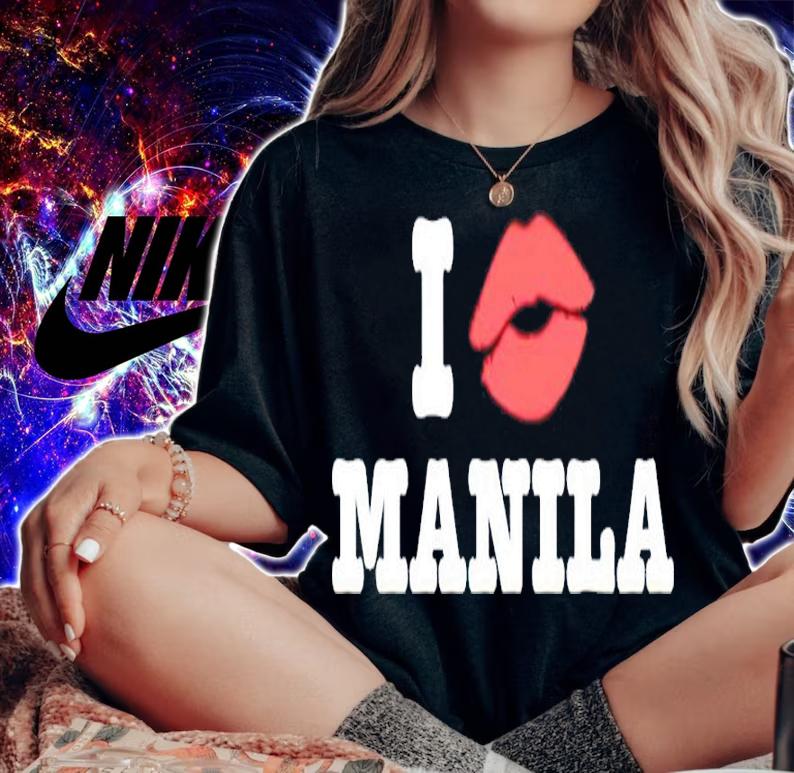 Santiago Caldern I Love Manila Shirt t-shirt woman shirt