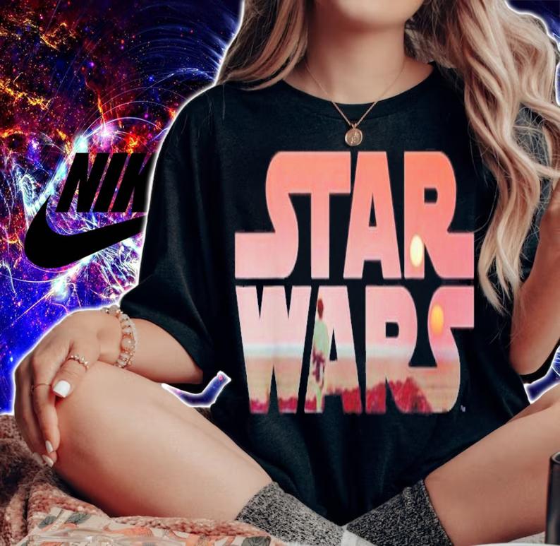 Star Wars Logo Luke Skywalker Tatooine Shirt t-shirt woman shirt