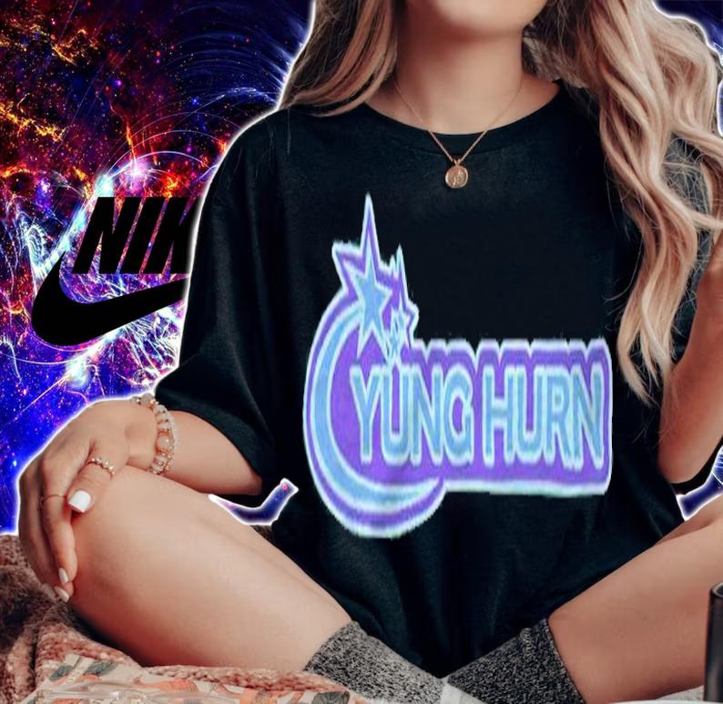Yung Hurn Christmas logo T-shirt t-shirt woman shirt