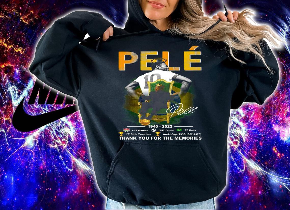 King Pelé 1940 2022 Signature Thank You For The Memories t-shirt