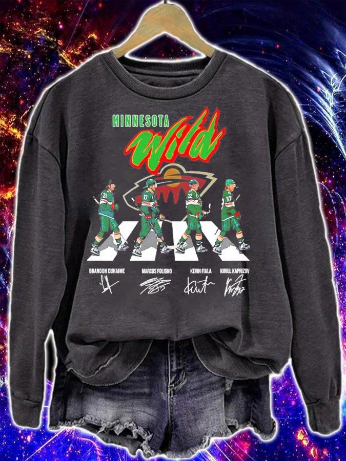 Minnesota Wild Abbey Road Signatures Shirt t-shirt sweatshirt