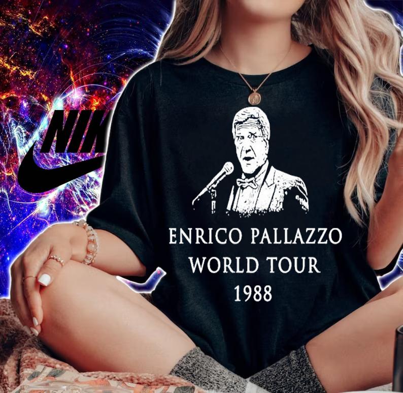 Enrico Pallazzo World Tour 1988 Shirt t-shirt woman shirt