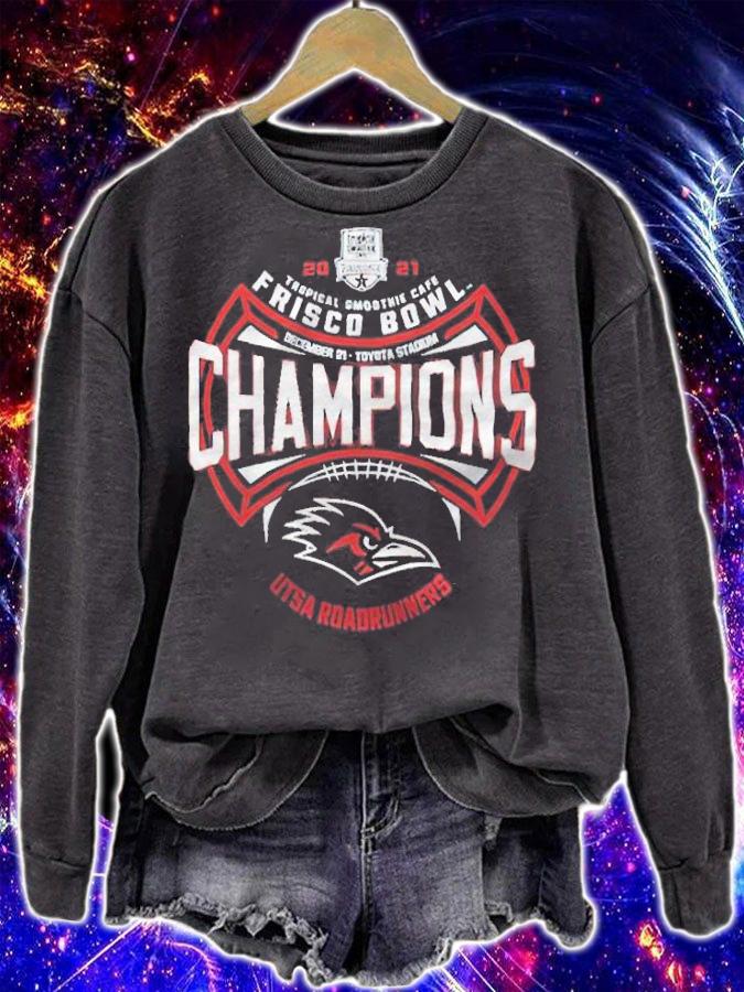 Frisco Bowl Champions 2021 UTSA Roadrunners football T-shirt t-shirt sweatshirt