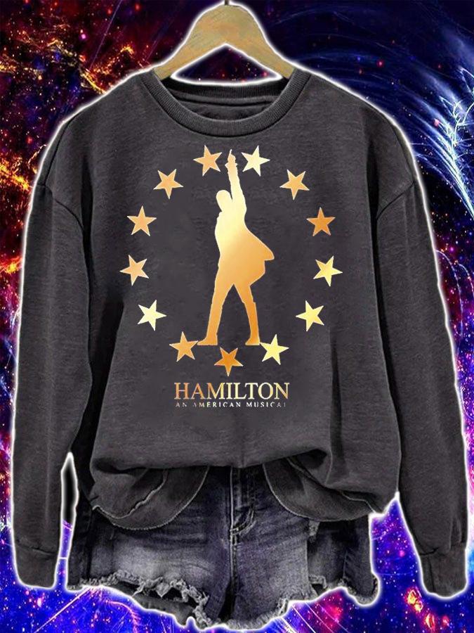 Hamilton An American Musical Golden Stars T-Shirt t-shirt