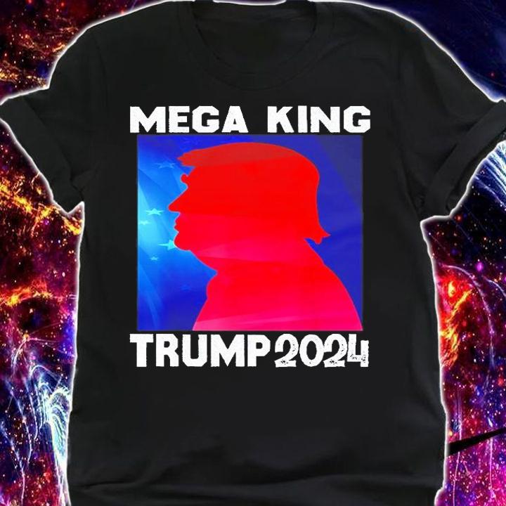 Mega King USA Flag Proud Ultra Maga Trump 2024 Anti Biden T-Shirt t-shirt shirt