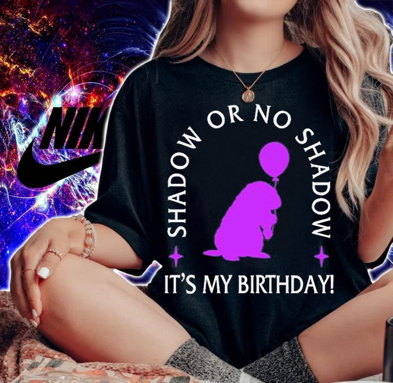 Shadow Or No Shadow, It's My Birthday T-Shirt t-shirt woman shirt
