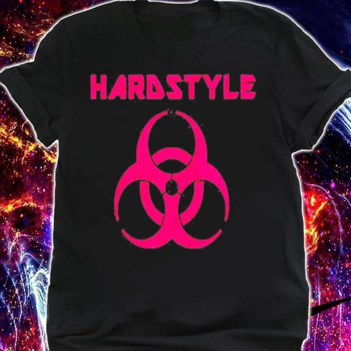 Hardstyle Harder Styles Party Event Festival Pink Shirt t-shirt