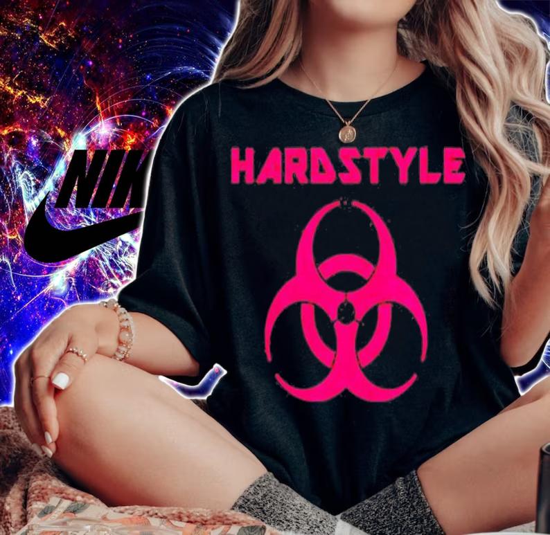 Hardstyle Harder Styles Party Event Festival Pink Shirt t-shirt