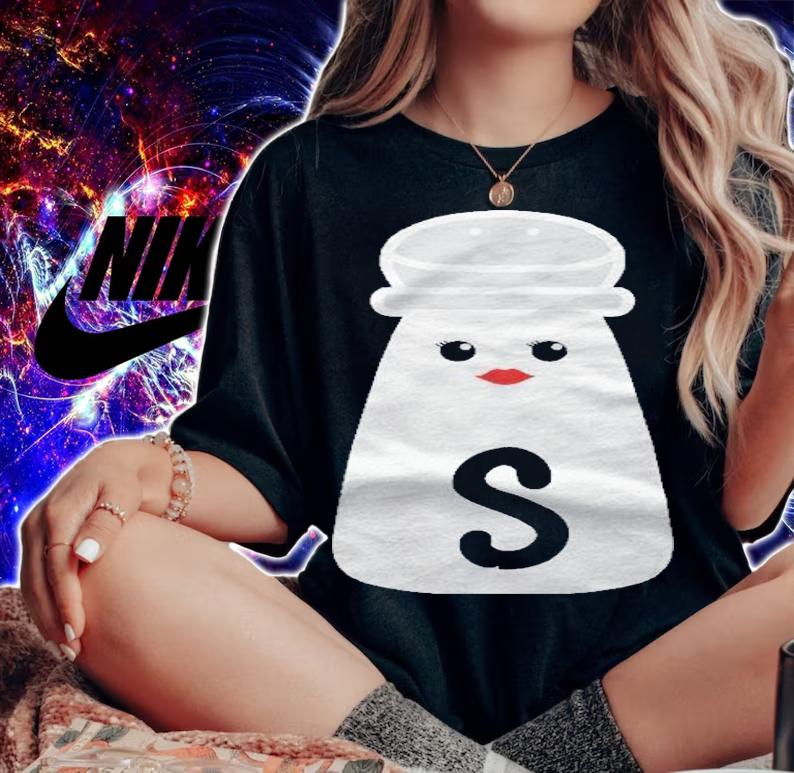 Salt And Pepper Costume Matching Friend Suits Shirt t-shirt woman shirt