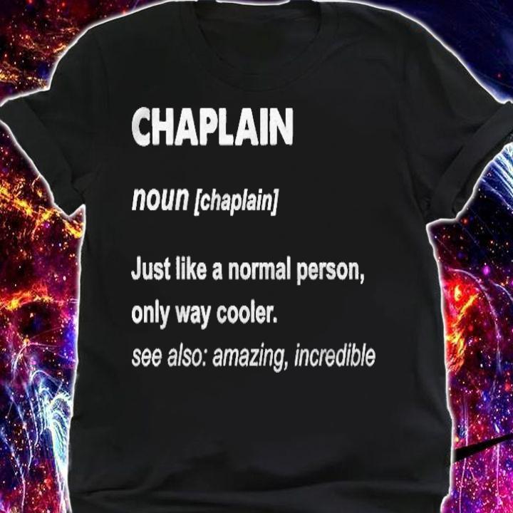 Chaplain Gifts & Tshirts Chaplain Pullover Black Small T-shirt shirt
