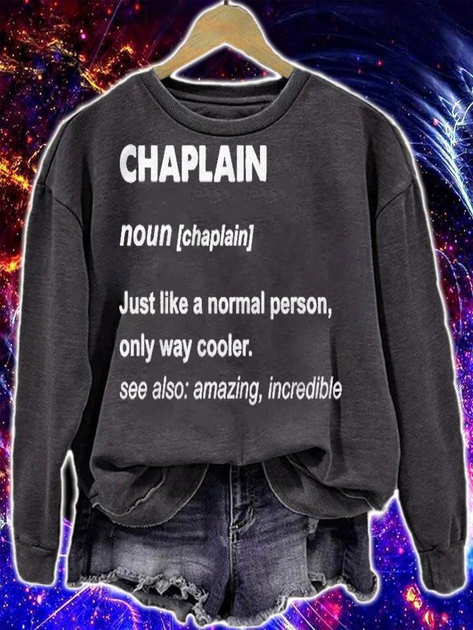 Chaplain Gifts & Tshirts Chaplain Pullover Black Small T-shirt sweatshirt