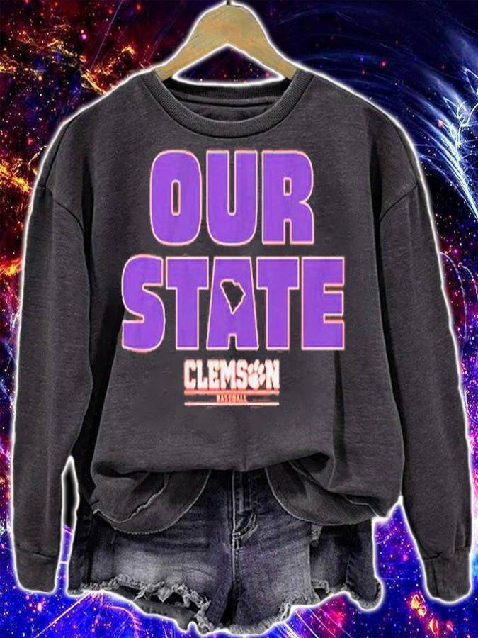 Clemson Baseball Our State T-Shirt sweatshirt