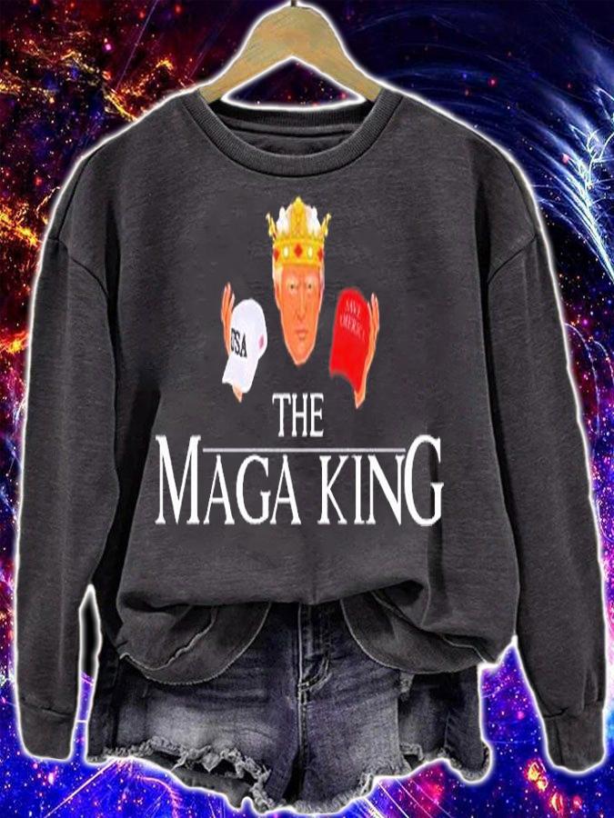 Donald Trump The Maga King USA Or Save America T-Shirt sweatshirt