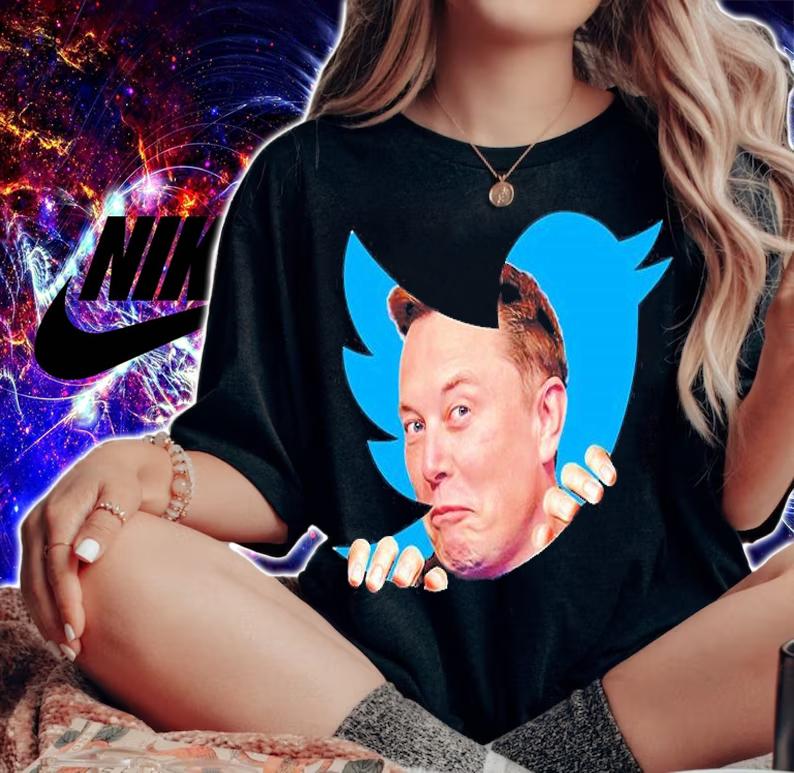 Elon Musk Twitter T-Shirt woman shirt