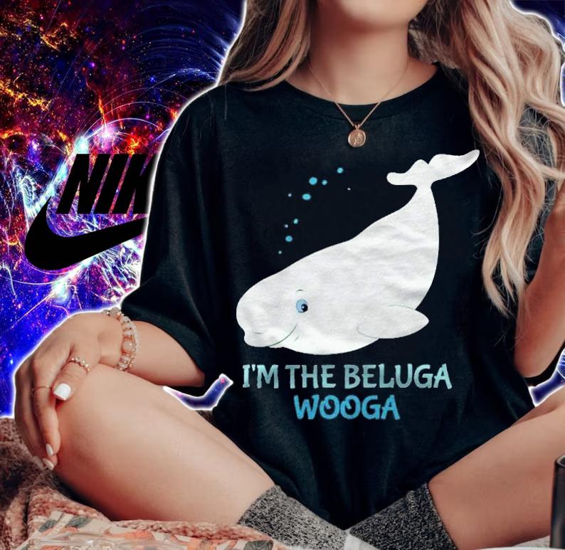 Funny Whale Gifts For Women Pun Joke Cute Beluga Whale Shirt