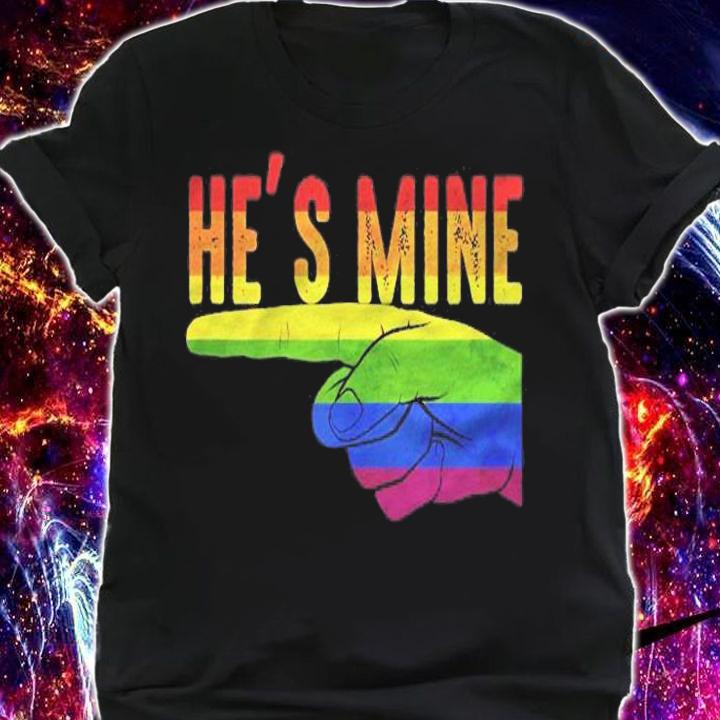 Im His Hes Mine Gay Couple Lesbian Matching Outcome shirt shirt