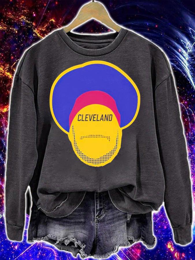 Jared Allen Cleveland Cavaliers Silhouette Shirt sweatshirt