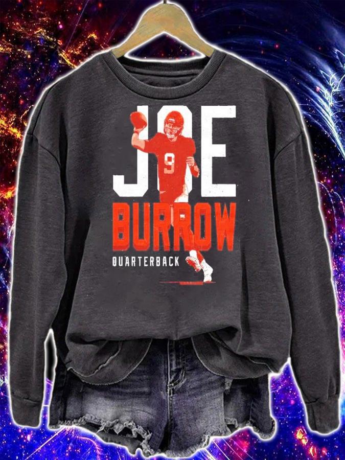 Joe Burrow Cincinnati Throw Football Shirt sweatshirt