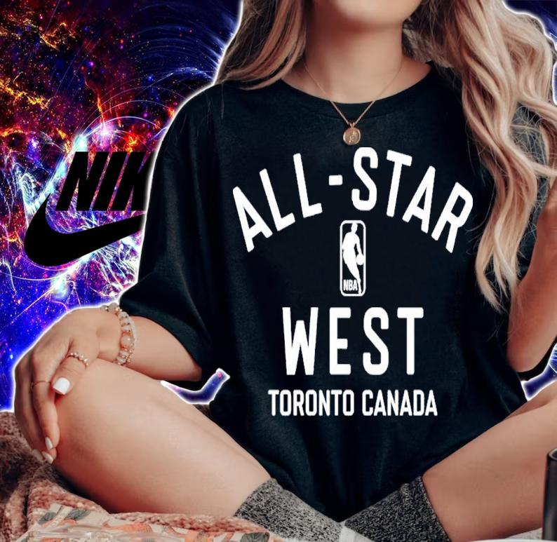 NBA All-Star Game All Star West Toronto Canada Shirt woman shirt
