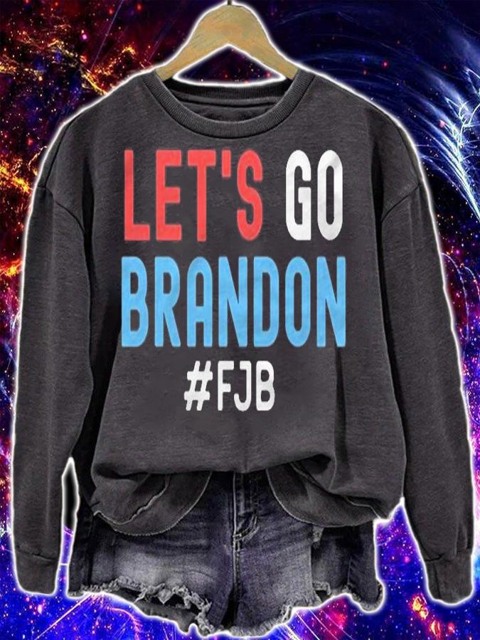 Official fJB Let's Go Brandon, Conservative Red White Blue T-Shirt sweatshirt