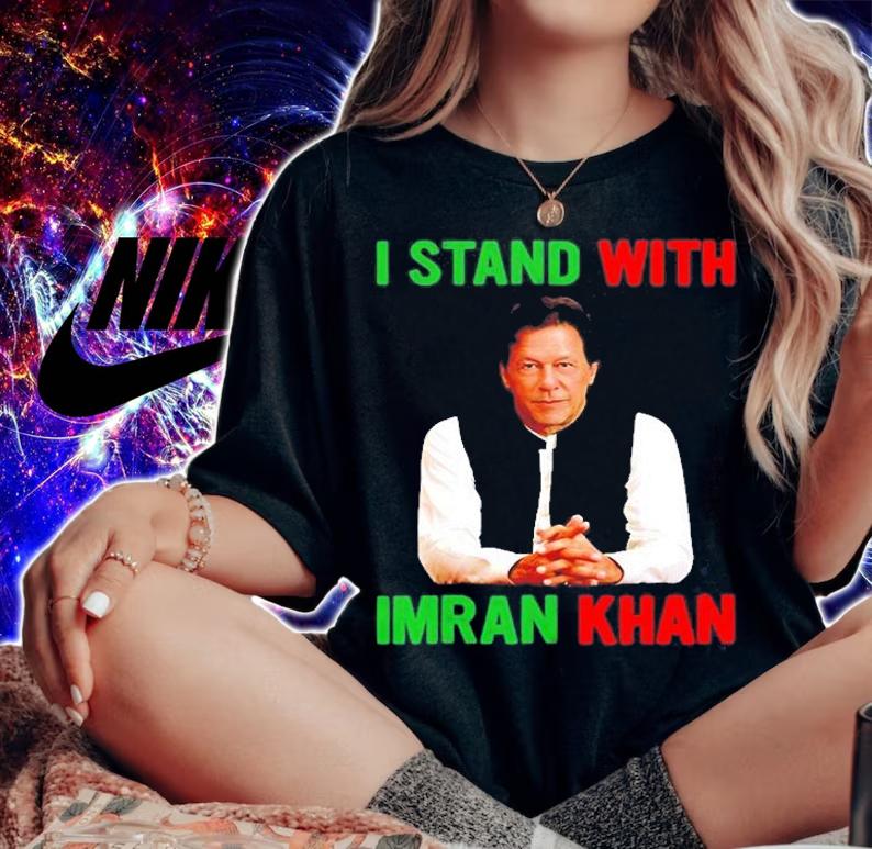 Pakistan Freedom Support I Stand With Imran Khan Pti Party T-Shirt
