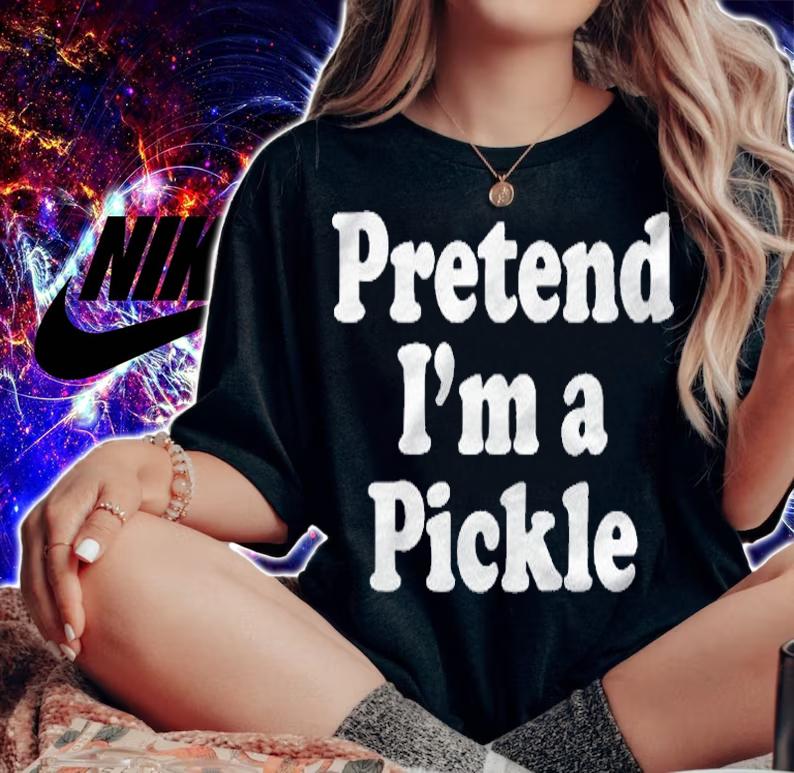Pretend Im A Pickle Funny Lazy Easy Halloween Costume Shirt woman shirt