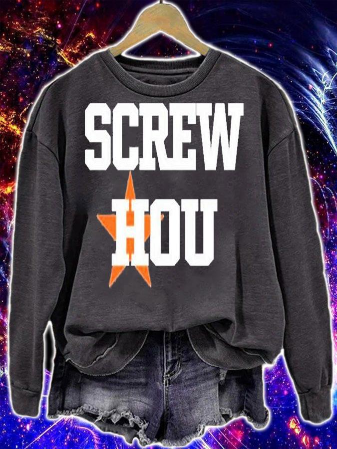Screw Hou Coach Jimmy Randazzo Houston Astros T-Shirt sweatshirt