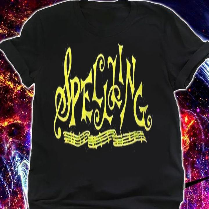 Spelling Graffiti music T-shirt