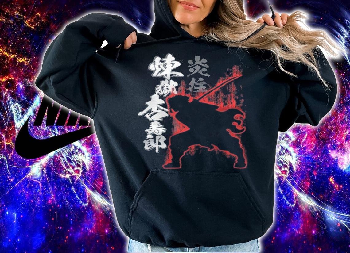 Demon Slayer Rengoku fight shadow T-shirt
