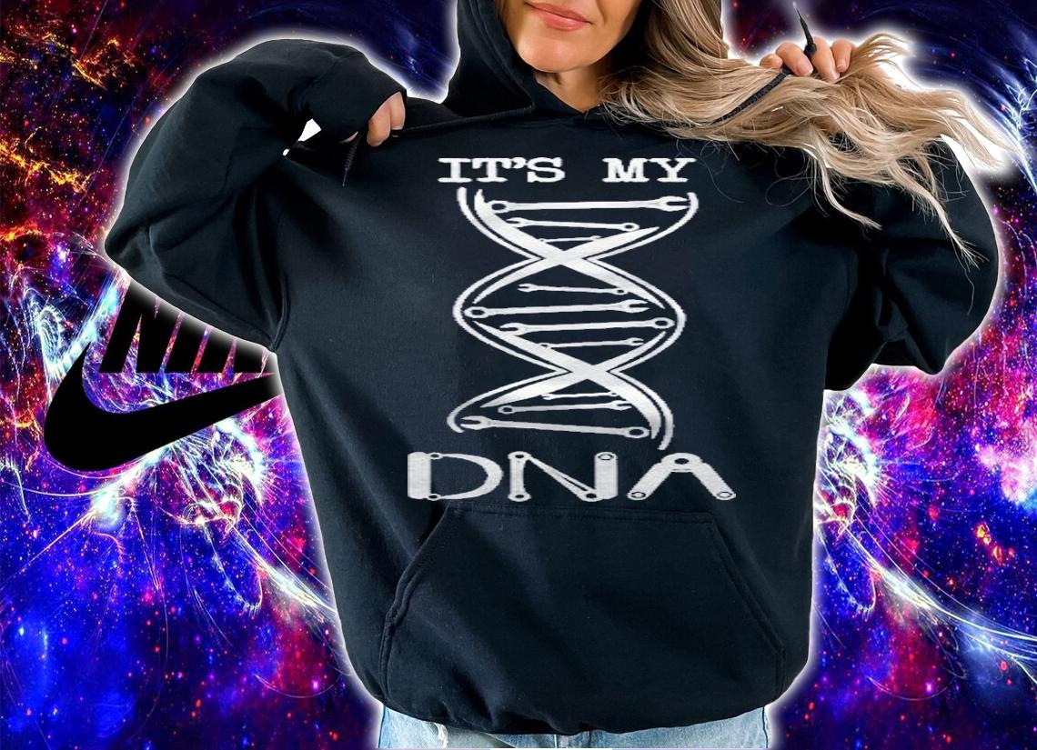 Funny Its In My Dna Wrench Screwdriver Mechanic Gift Shirt