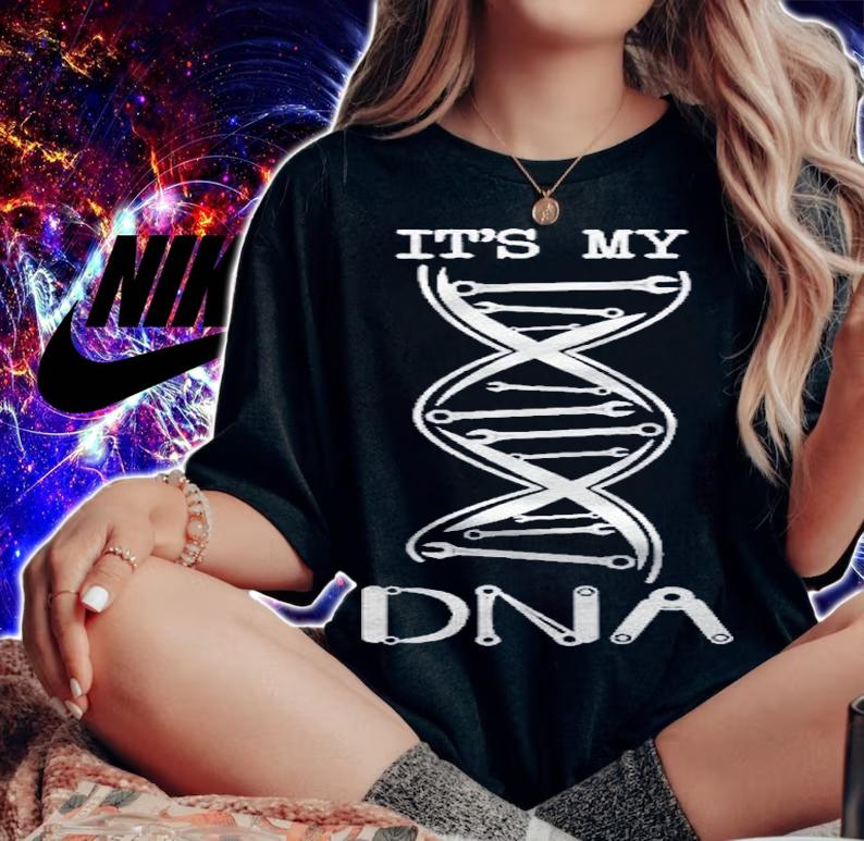 Funny Its In My Dna Wrench Screwdriver Mechanic Gift Shirt
