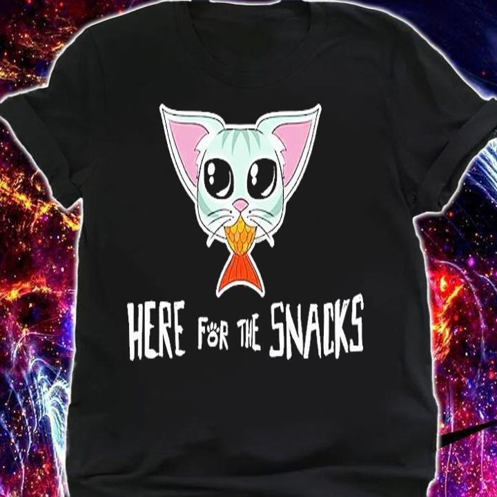 Kitten Snack Time Here For The Snacks T-Shirt shirt