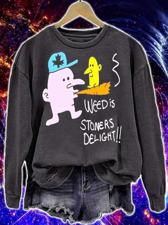 Threadless Weed Is A Stoners Delight T-Shirt