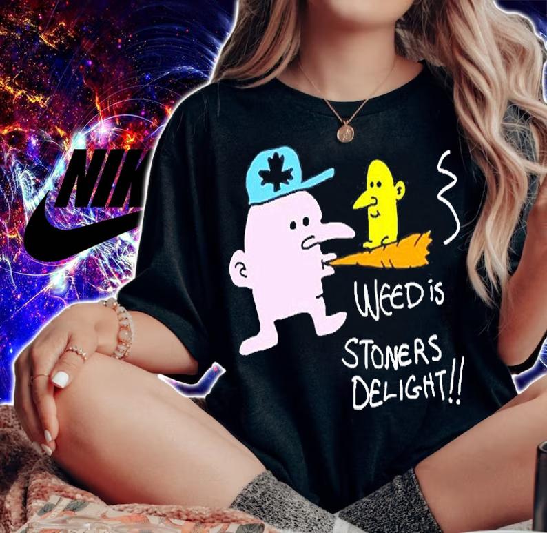 Threadless Weed Is A Stoners Delight T-Shirt