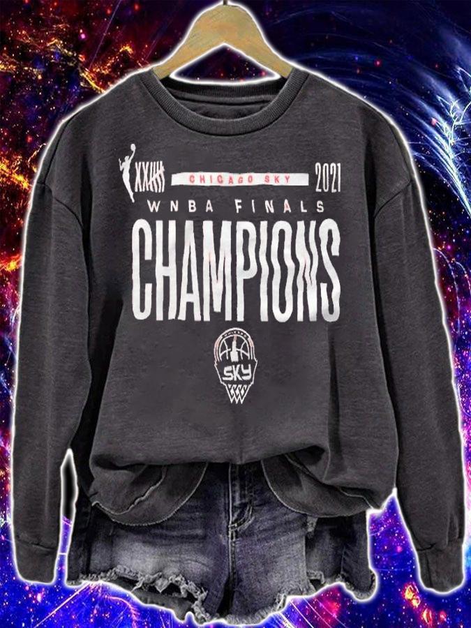 Chicago Sky 2021 Wnba Finals Champions T-shirt sweatshirt