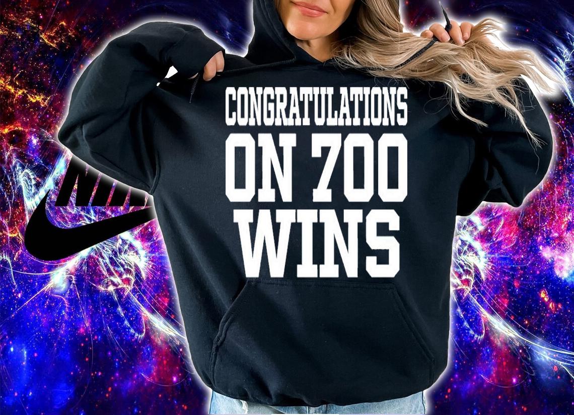 Congratulations On 700 Wins Shirt