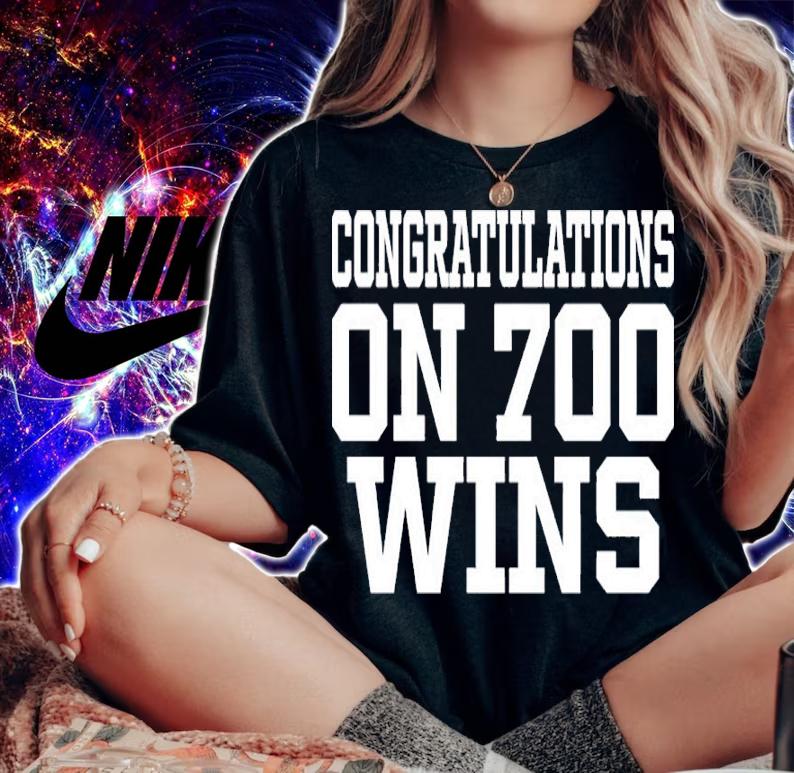 Congratulations On 700 Wins Shirt