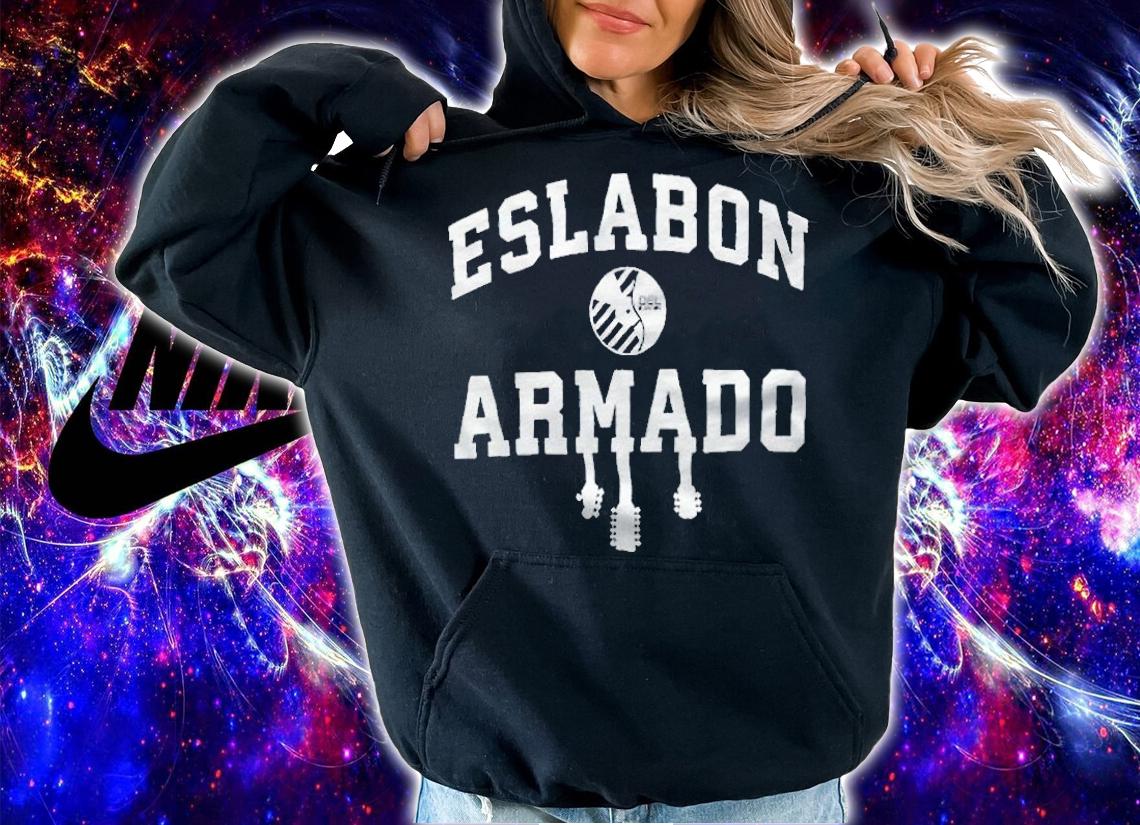 Eslabon Armado EA logo T-shirt hoodie