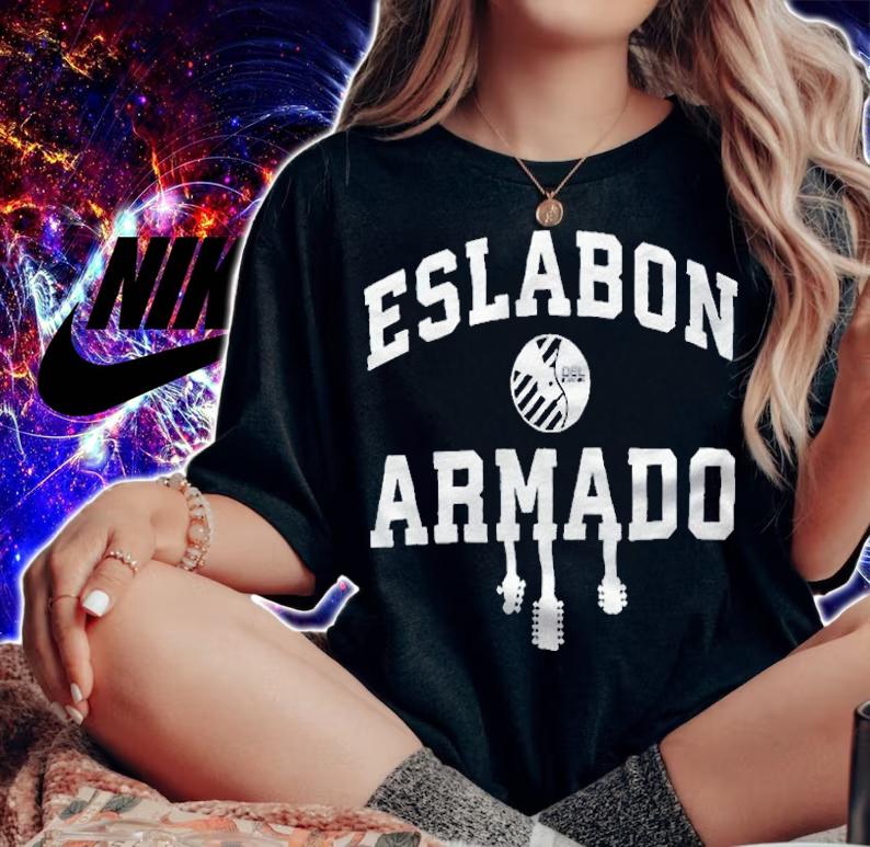 Eslabon Armado EA logo T-shirt woman shirt