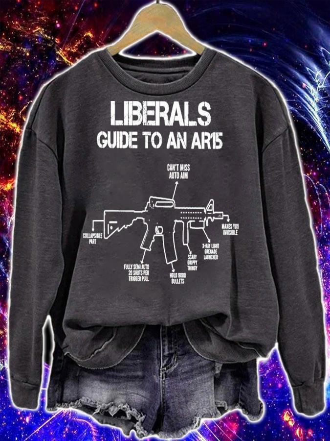 Liberals guide to an AR'15 Gun shirt