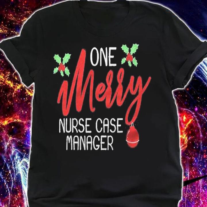 Nurse Case Manager Christmas Day Merry Gift Shirt