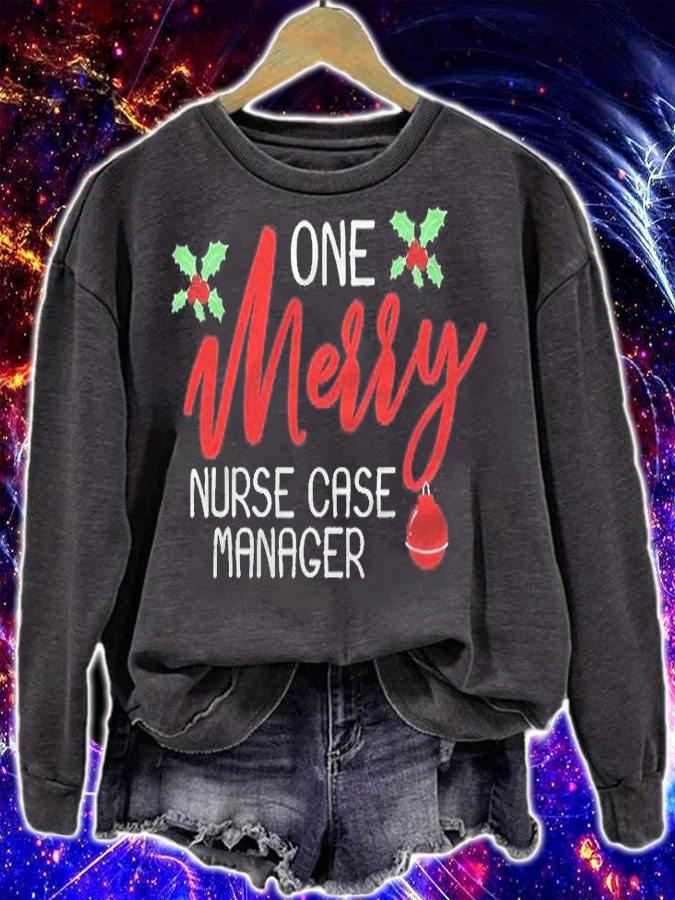 Nurse Case Manager Christmas Day Merry Gift Shirt