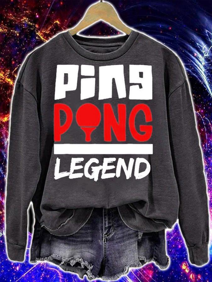 Ping Pong Legend Table Tennis Hobby T-Shirt