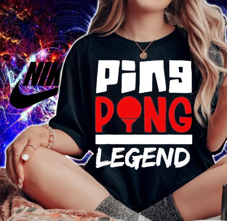 Ping Pong Legend Table Tennis Hobby T-Shirt