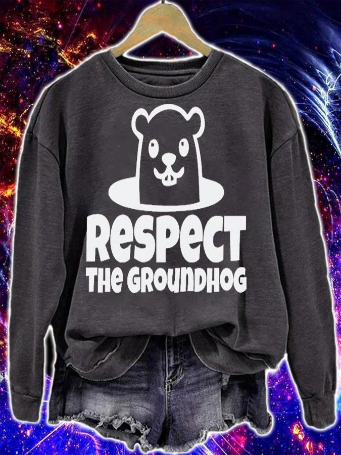 Respect The Ground Hog Classic T-shirt sweatshirt