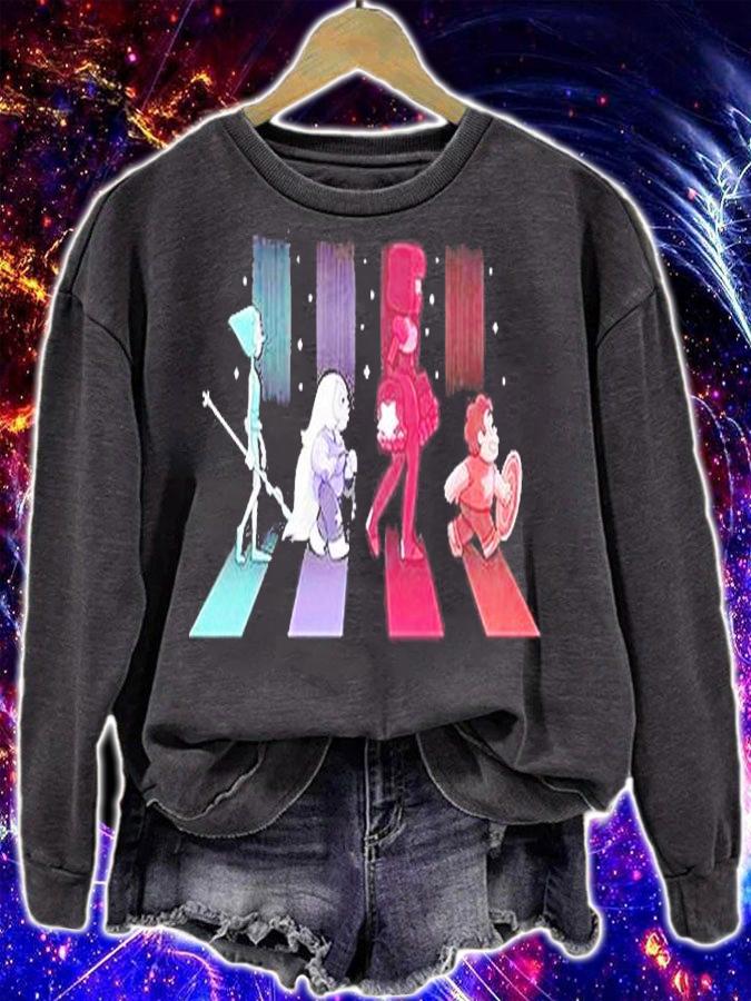 Steven Universe Crystal Abbey Road T-Shirt sweatshirt