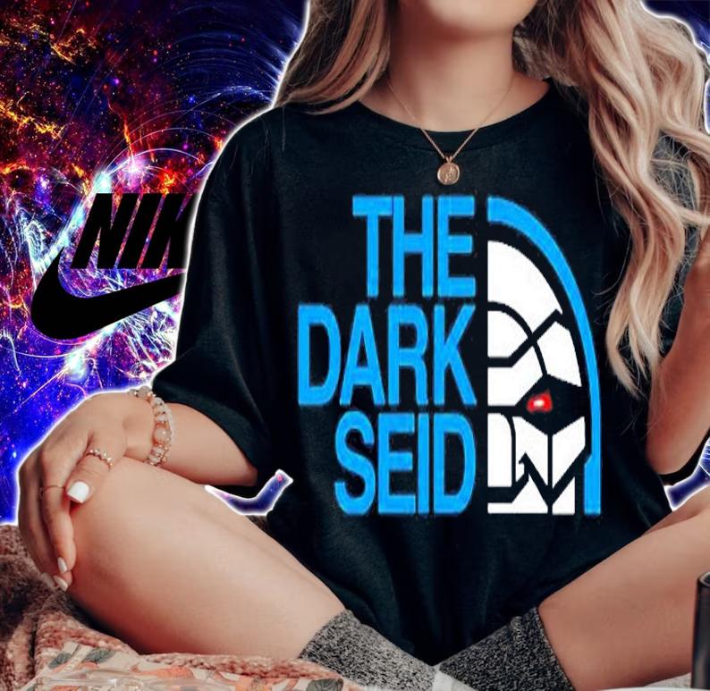 The Dark Seid Dc Comics Darkseid With This Logo Parody T-Shirt woman shirt